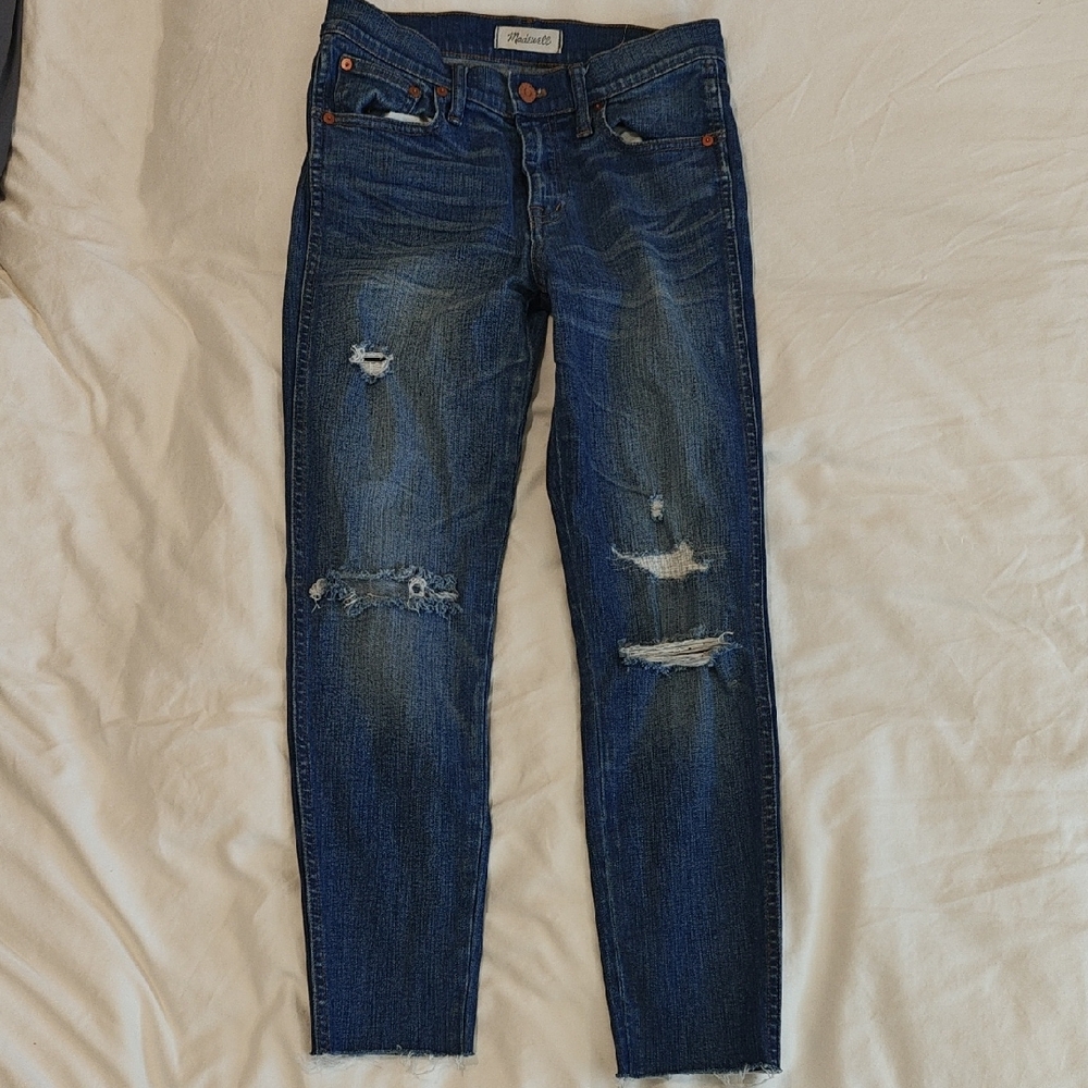 Madewell Distressed Ankle Jeans